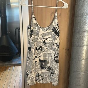 Reformation newspaper Marlowe dress